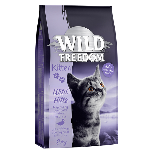 Kanonerbjudande! Wild Freedom torrfoder - Kitten Wild Hills - Duck