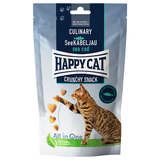 Happy Cat Culinary Crunchy Snack Sea Cod - 70 g