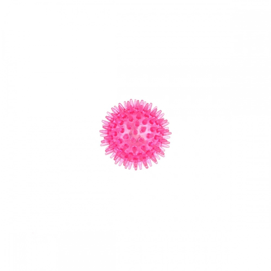 Little&Bigger TPR Spikboll LED Rosa 4,5 cm