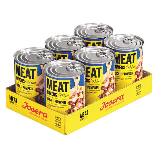 Josera Meatlovers Menü 6 x 400 g - Anka & pumpa