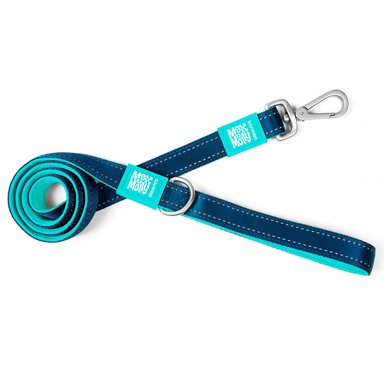 Max & Molly Matrix Short Leash koppel himmelsblått - Stl. XS: 120 cm långt, 10 mm brett
