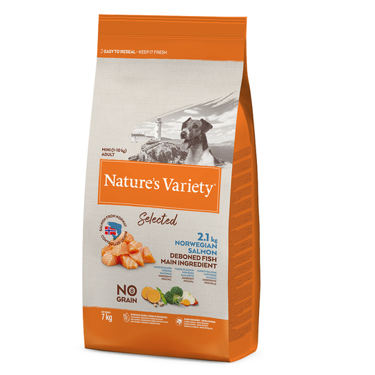 Nature's Variety Selected Mini Adult Norwegian Salmon - 7 kg