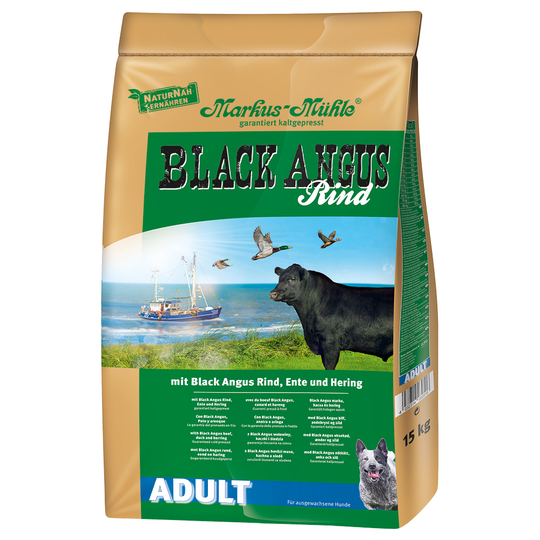 Ekonomipack: Markus-Mühle hundfoder 2 x 15 kg - Black Angus Adult (2 x 15 kg)