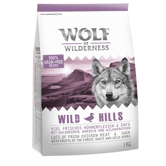 Wolf of Wilderness Wild Hills - Duck 5 kg
