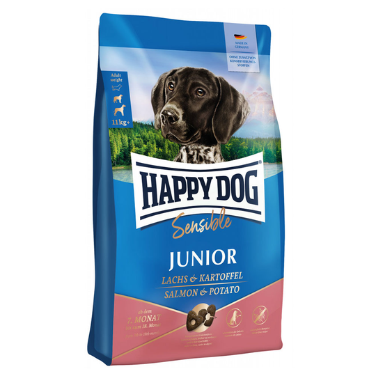 Happy Dog Supreme Sensible Junior Lax & potatis - 10 kg