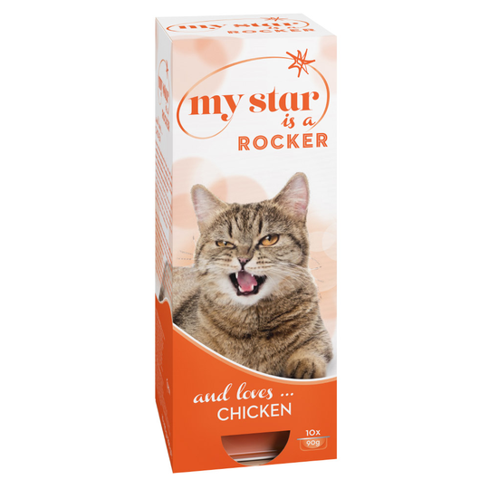 My Star is a Rocker - Chicken - Ekonomipack: 30 x 90 g