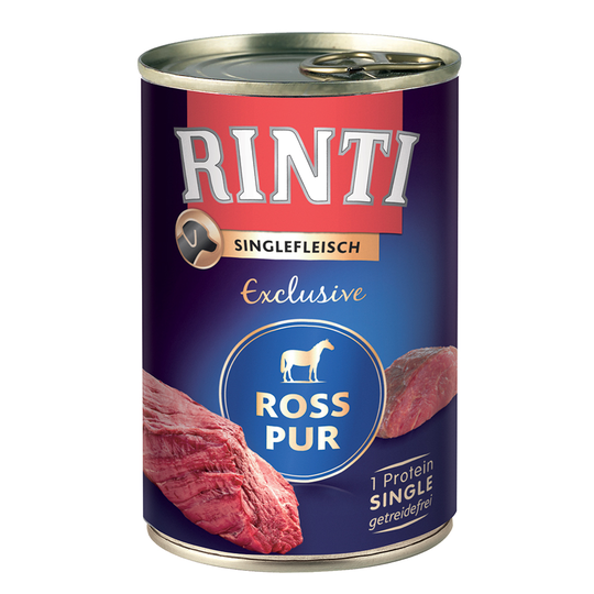 RINTI Single Pure / Exclusive 1 x 400 g - Exclusive Häst