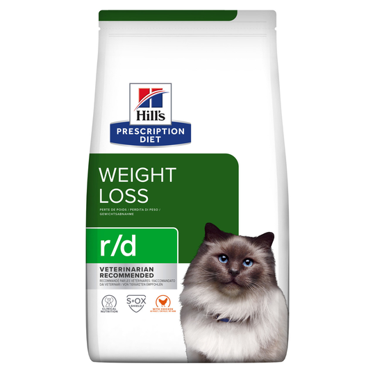 Prescription Diet r/d Weight Reduction Torrfoder till Katt med Kyckling - 1,5 kg