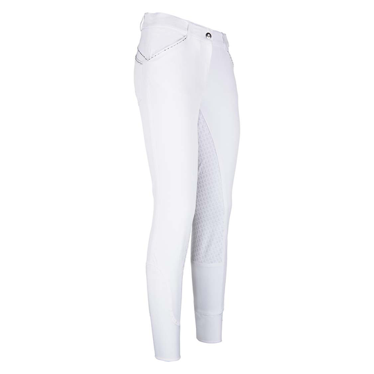 Easy Rider Elodie Diamond Full Grip Ridbyxor - Vit (44)