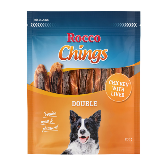 Ekonomipack: Rocco Chings Double Kyckling & lever 12 x 200 g
