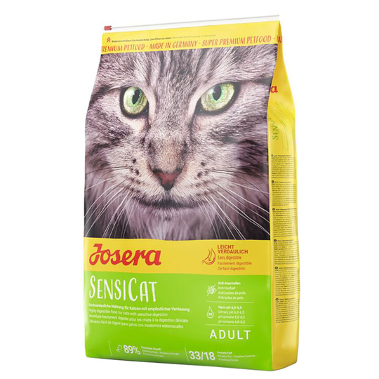 8 + 2 kg på köpet! 10 kg Josera torrfoder katt - SensiCat