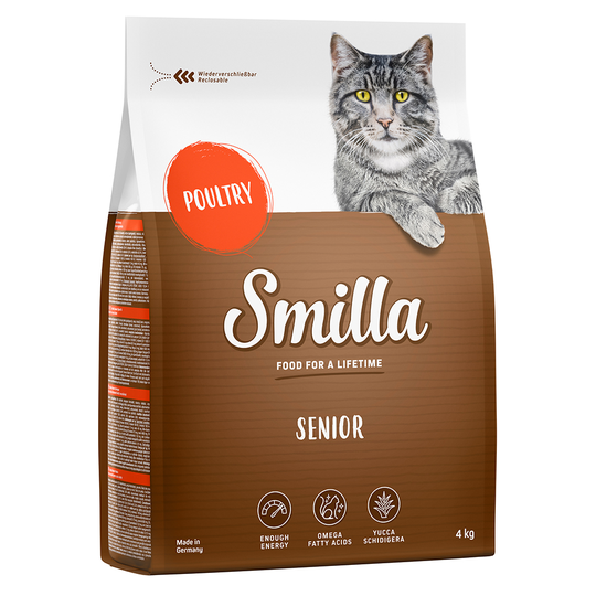 Smilla Senior Fjäderfä - Ekonomipack: 2 x 4 kg