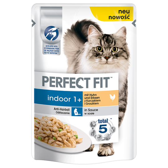 Ekonomipack: Perfect Fit 96 x 85 g - Indoor 1+ Kyckling