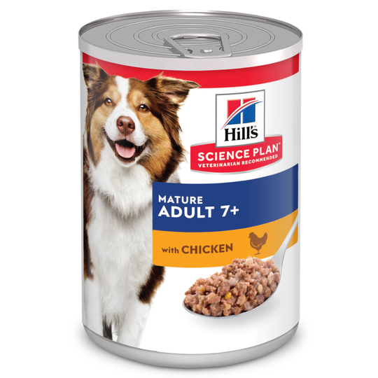24 x 363 g / 370 g Hill's Science Plan våtfoder till sparpris! - Mature Adult 7+ Chicken (24 x 370 g)