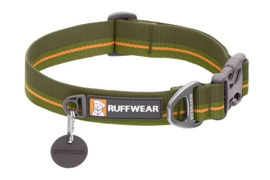 Ruffwear - Flat Out Collar Hundhalsband - Forest Horizon (S = 28-36 cm)