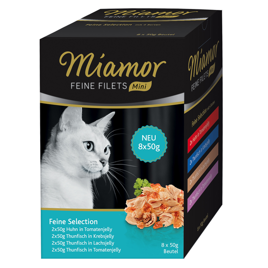 Ekonomipack: Miamor Fine Filets Mini Pouch Multibox 16 x 50 g - Fine Selection