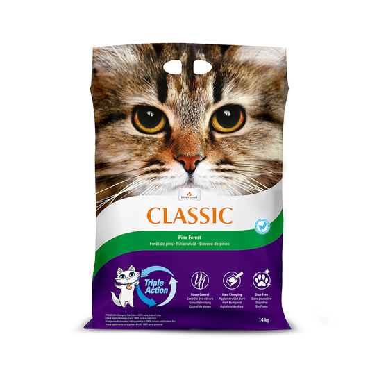 Cyberweek sparpris! Intersand Classic kattströ - Tallskogsdoft (14kg)