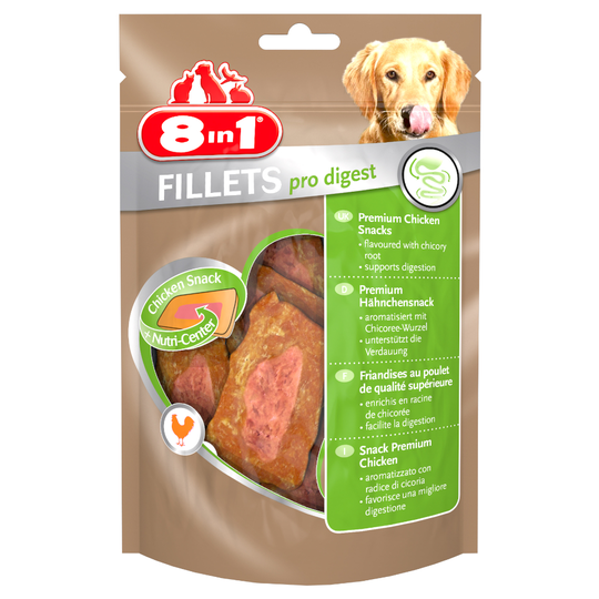 8in1 hundgodis till sparpris! - Fillets Pro Digest (80 g)