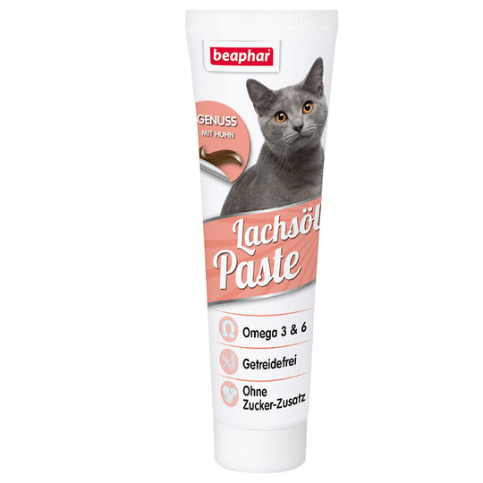 beaphar pastej för katter - Ekonomipack: 2 x 100 g Laxolja