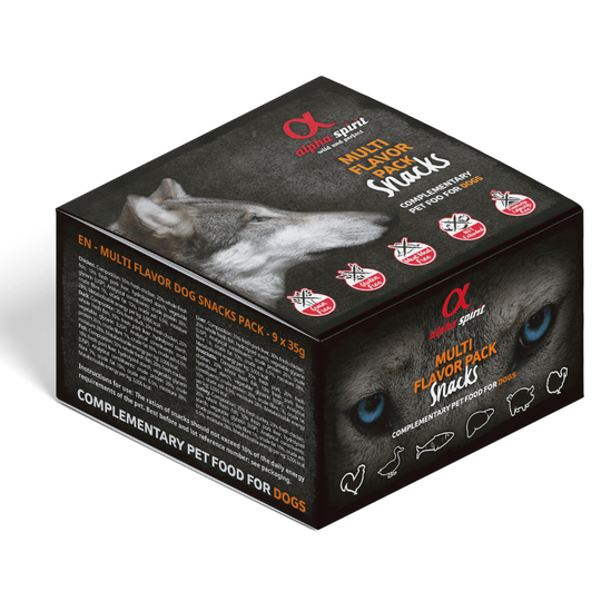 alpha spirit Dog Snacks Mixbox - 9 x 35 g