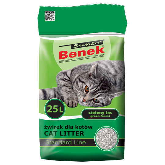 Super Benek Green Forest - 25 l (ca 20 kg)