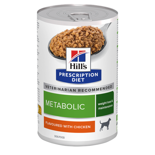 Prescription Diet Metabolic Weight Management Våtfoder till Hund med Kyckling - 12 st x 370 g