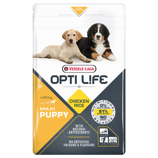 Opti Life Puppy Maxi - Ekonomipack: 2 x 12,5 kg