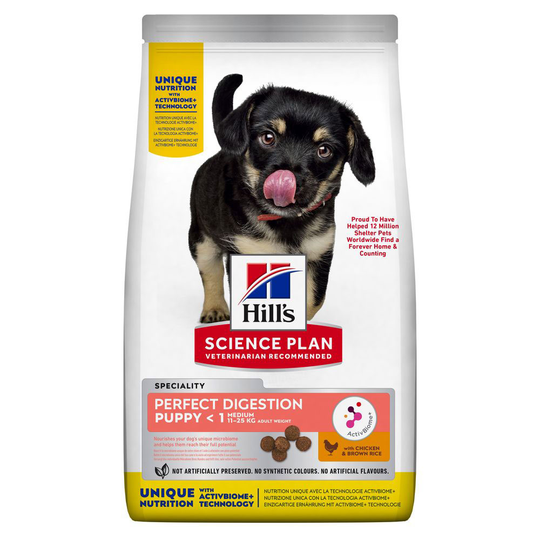 Hill's Science Plan Puppy/Senior till sparpris! - Medium Puppy Perfect Digestion 14 kg