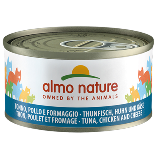 Ekonomipack: Almo Nature 24 x 70 g - Tonfisk, kyckling & ost