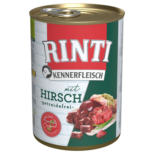 Ekonomipack: RINTI 24 x 400 g - Hjort