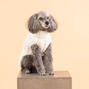 Handstickad tröja för hund, Vit - 20
