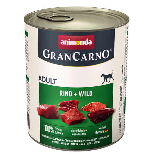 Animonda GranCarno Original Adult 6 x 800 g - Nötkött & vilt