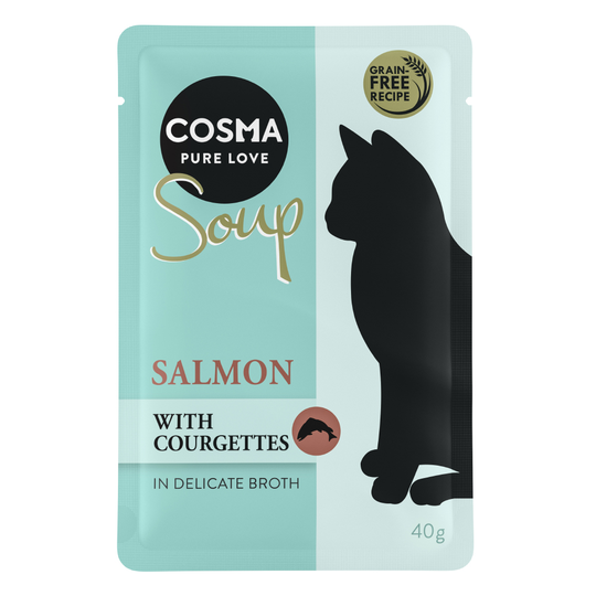 Ekonomipack: Cosma Soup 24 x 40 g - Lax med zucchini