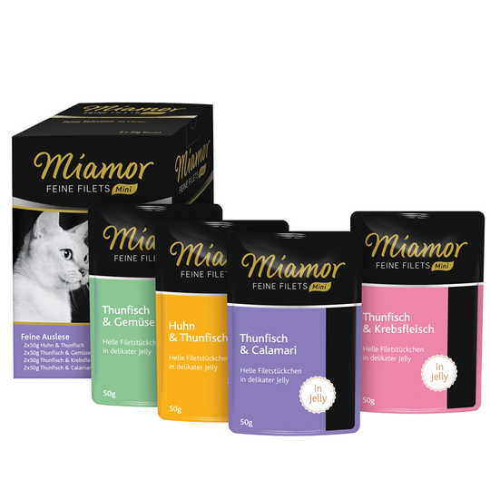 Miamor Fine Filets Mini Pouch Multibox 8 x 50 g - Fine Choice