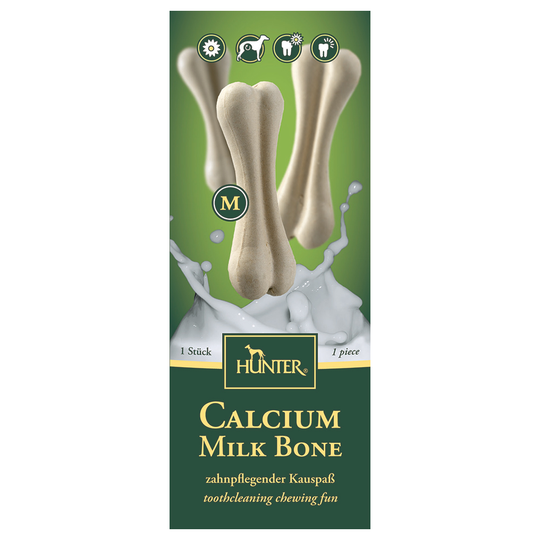 HUNTER Calcium Milk tuggben - 54 g, 1 st