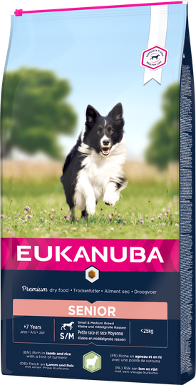 Dog Senior Small/Medium Lamb & Rice - 2,5 kg
