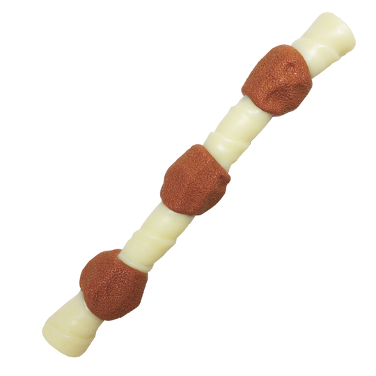 Nylabone Shish Kebab kycklingtuggben - ca L 27,5 x B 4,5 x H 3 cm