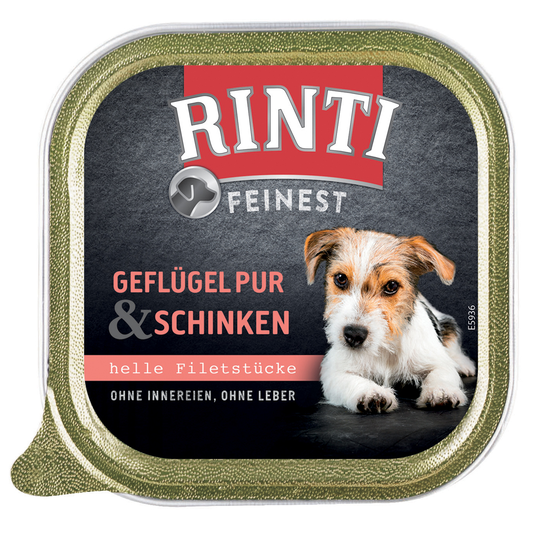 RINTI Finest 11 x 150 g - Fjäderfä & skinka