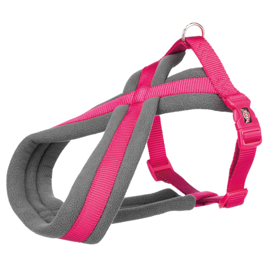 Trixie Premium Touring sele, fuchsia - Stl. S: 35-65 cm bröstomfång