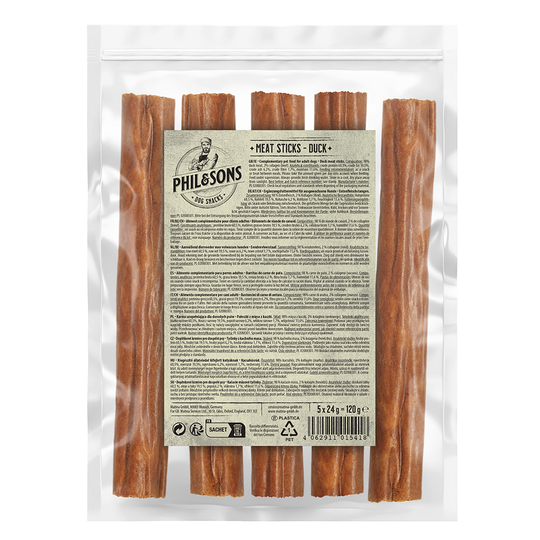 Phil & Sons köttstänger till sparpris! - Anka 5 st