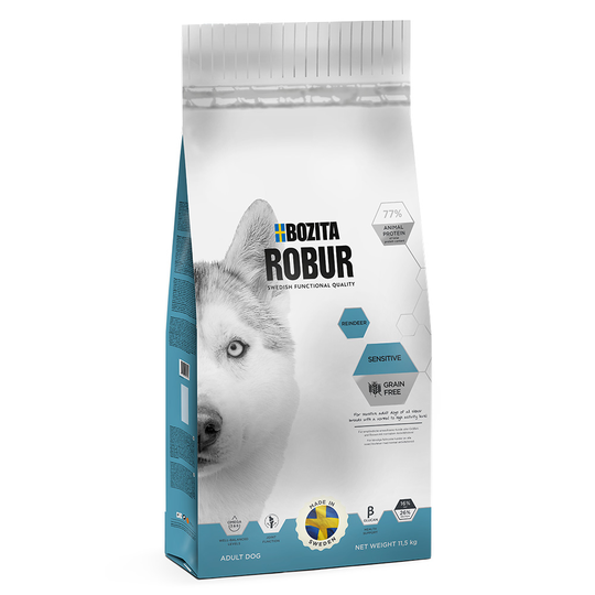 Bozita Robur Sensitive Grainfree Renkött - Ekonomipack: 2 x 11,5 kg