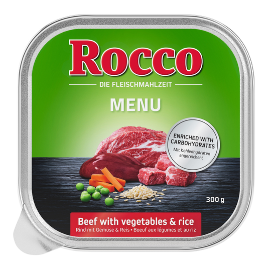 Rocco Menu 9 x 300 g portionsform - Nötkött