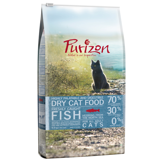 Ekonomipack: Purizon torrfoder 2 x 6,5 kg - Adult Fish