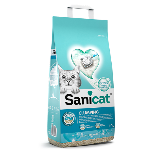 10 l Sanicat klumpande kattströ till sparpris! - Savon de Marseille (10 l)