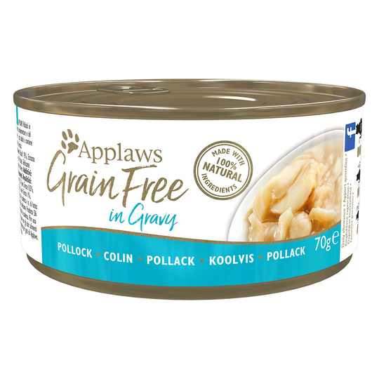 Applaws Grainfree in Gravy 6 x 70 g - Pollock