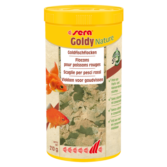 sera Goldy Nature flingfoder 1000 ml (210 g)