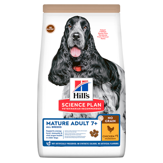 Hill's Science Plan Large/Medium till sparpris! - Mature Adult 7+ No Grain Chicken 14 kg