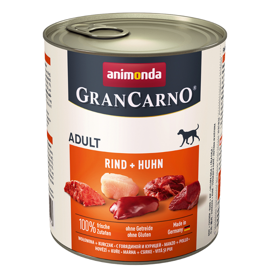 Blandpack: Animonda GranCarno Original Adult 6 x 800 g - Blandpack I, 6 sorter