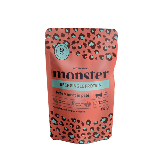 Cat Pouches Adult Beef - 8 x 85 g
