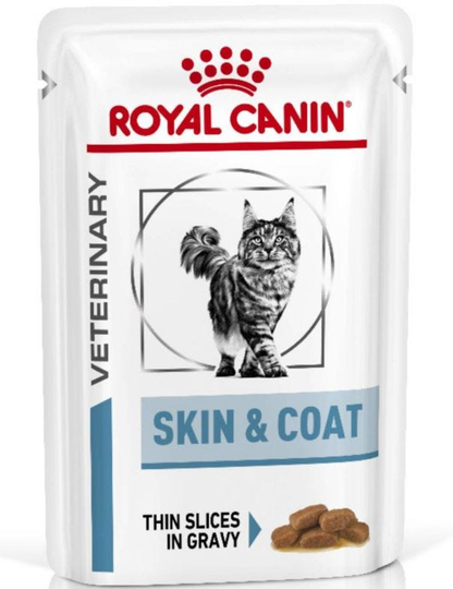 Veterinary Diets Derma Skin & Coat Pouch - 12 x 85 g